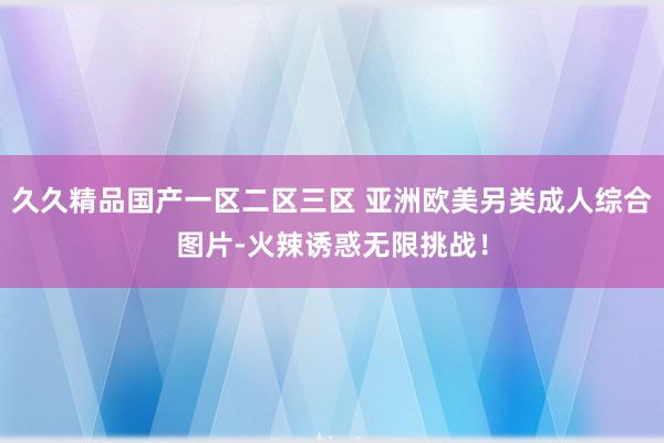 久久精品国产一区二区三区 亚洲欧美另类成人综合图片-火辣诱惑无限挑战！