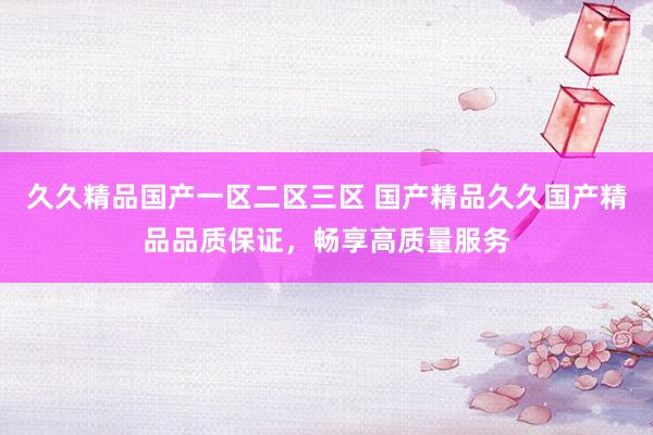 久久精品国产一区二区三区 国产精品久久国产精品品质保证，畅享高质量服务