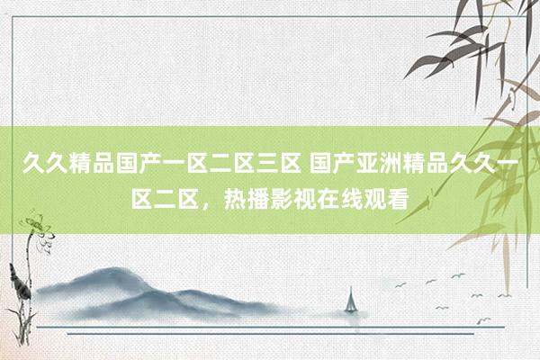 久久精品国产一区二区三区 国产亚洲精品久久一区二区，热播影视在线观看