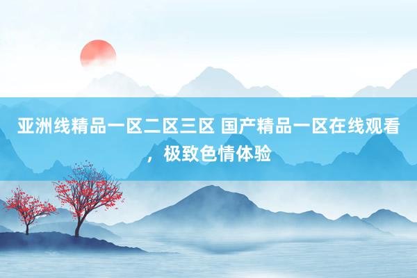 亚洲线精品一区二区三区 国产精品一区在线观看，极致色情体验
